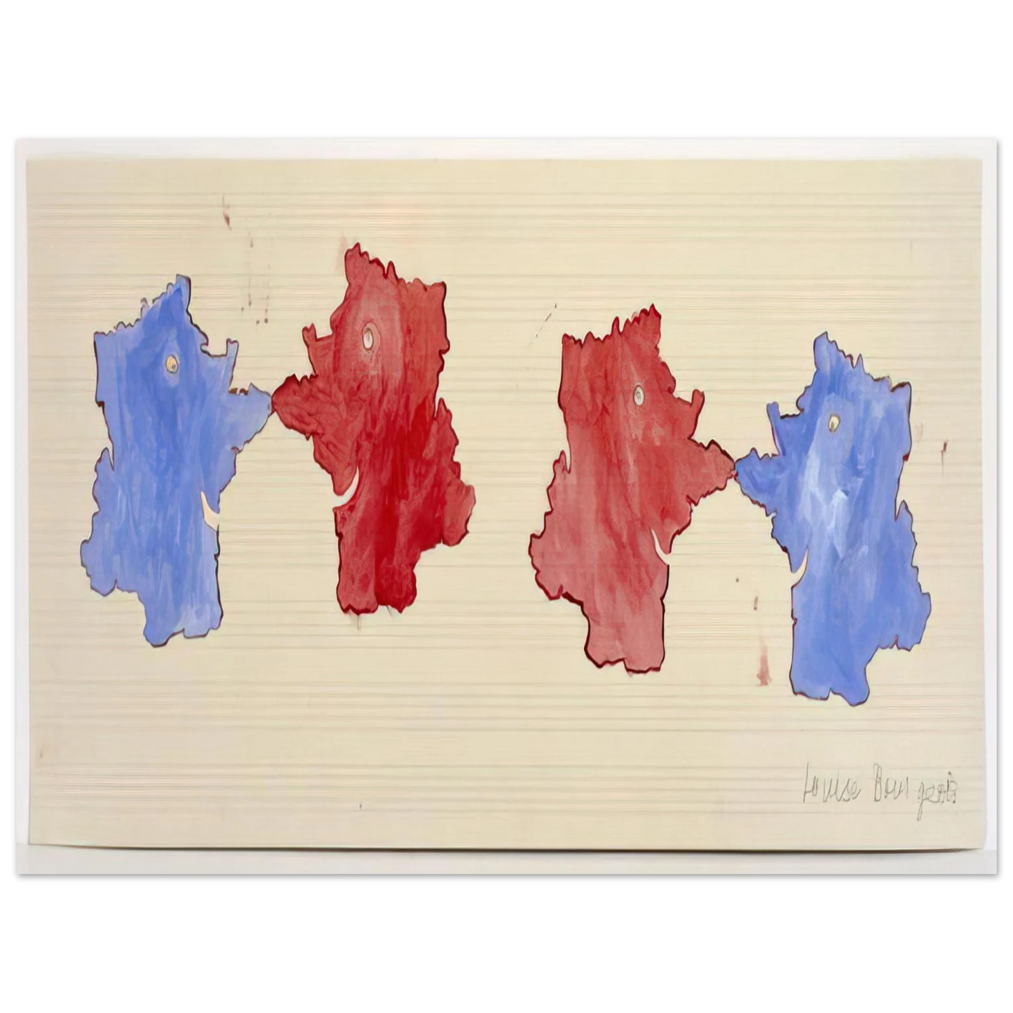 Louise Bourgeois - ON THE OCCASION OF SERPENTINE GALLERY MAP MARATHON 75x100 cm / 30x40inches Fine Art Poster