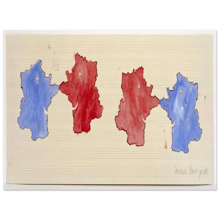 Louise Bourgeois - ON THE OCCASION OF SERPENTINE GALLERY MAP MARATHON 75x100 cm / 30x40inches Fine Art Poster