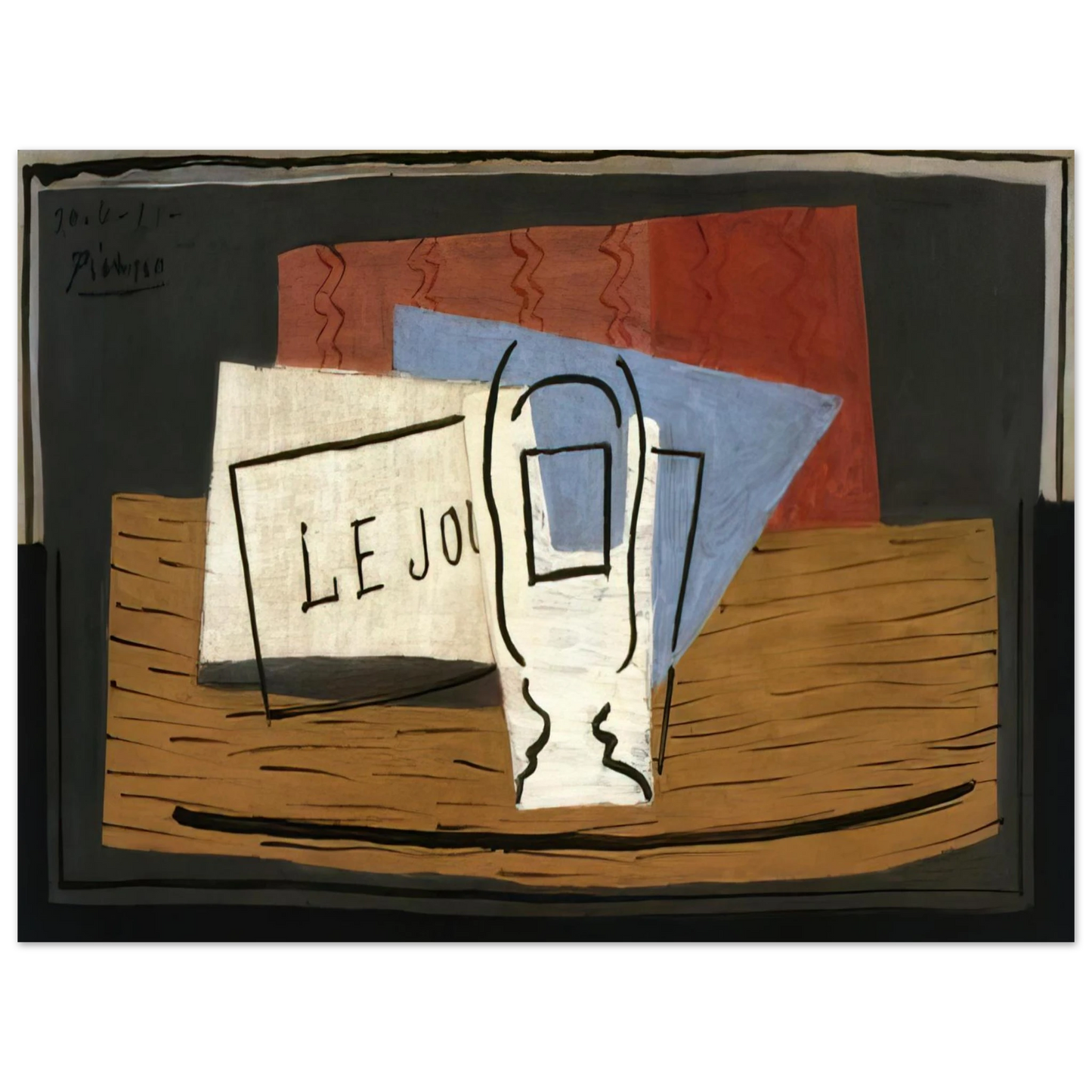 Pablo Picasso - Still life - 1921 75x100 cm / 30x40inches Fine Art Poster