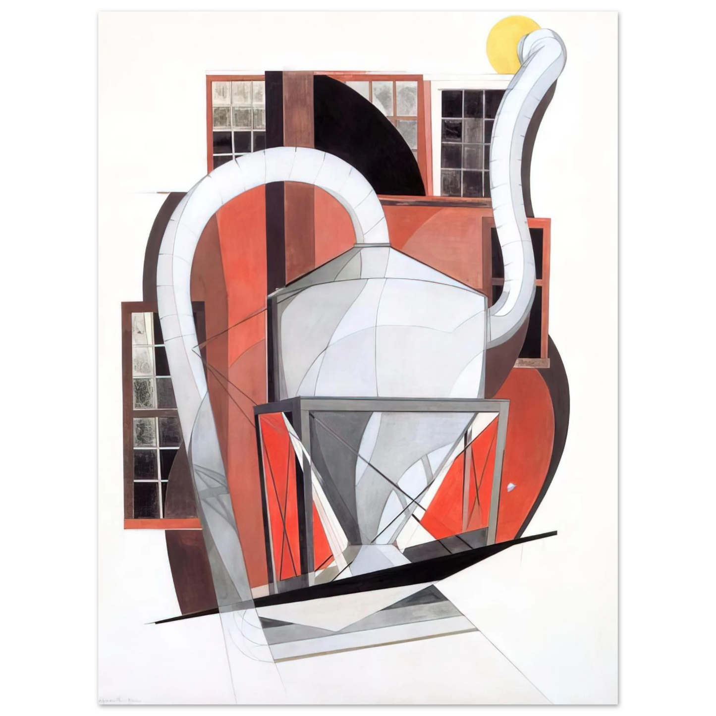 Charles Demuth - Machinery - 1920 75x100 cm / 30x40inches Fine Art Poster