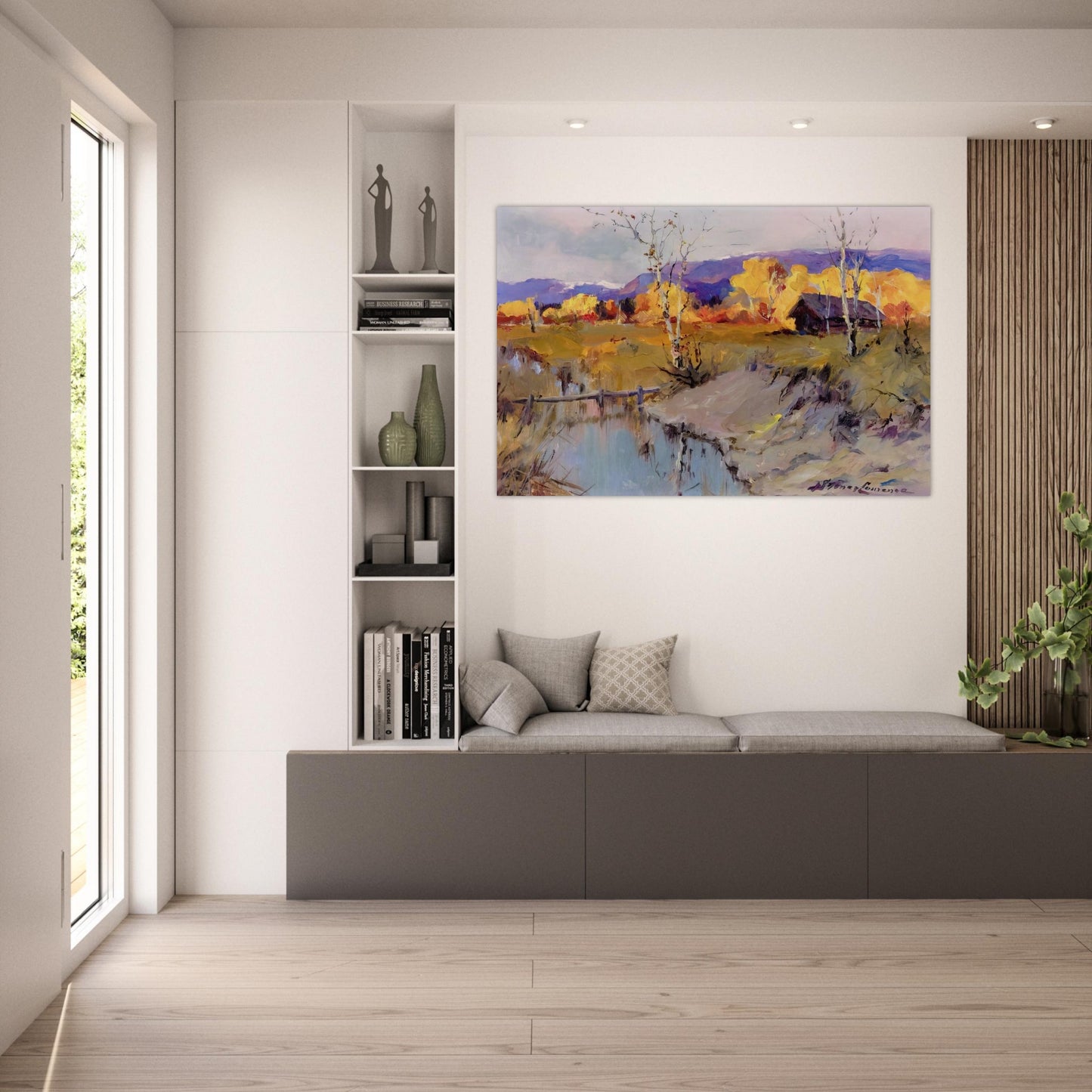Autumn Morning - Romanticism - Sydney Laurence Art Prints - 100x150 cm / 40x60″ inches | Sydney Laurence Poster | Sydney Laurence Prints