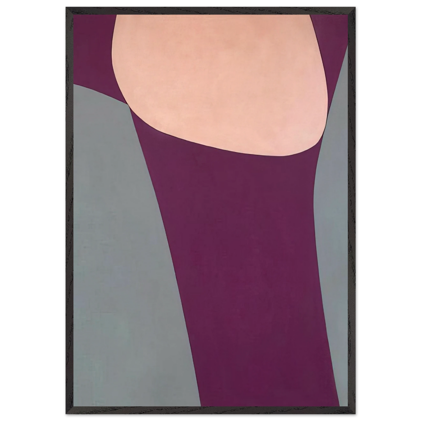 Untitled Boulder Series - 1962 - Lorser Feitelson 70x100 cm / 28x40 inches Framed Art Print – Black Wooden Frame