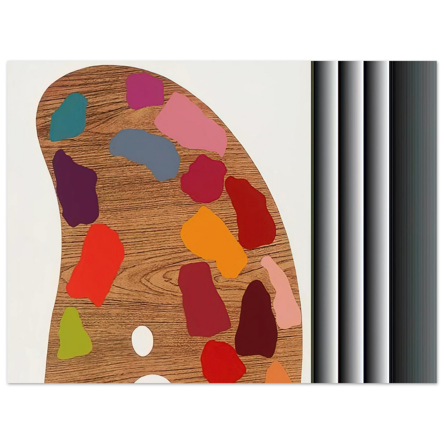 Jim Dine - PALETTE II 1969 75x100 cm / 30x40inches Fine Art Poster