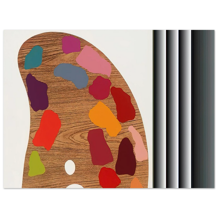 Jim Dine - PALETTE II 1969 75x100 cm / 30x40inches Fine Art Poster