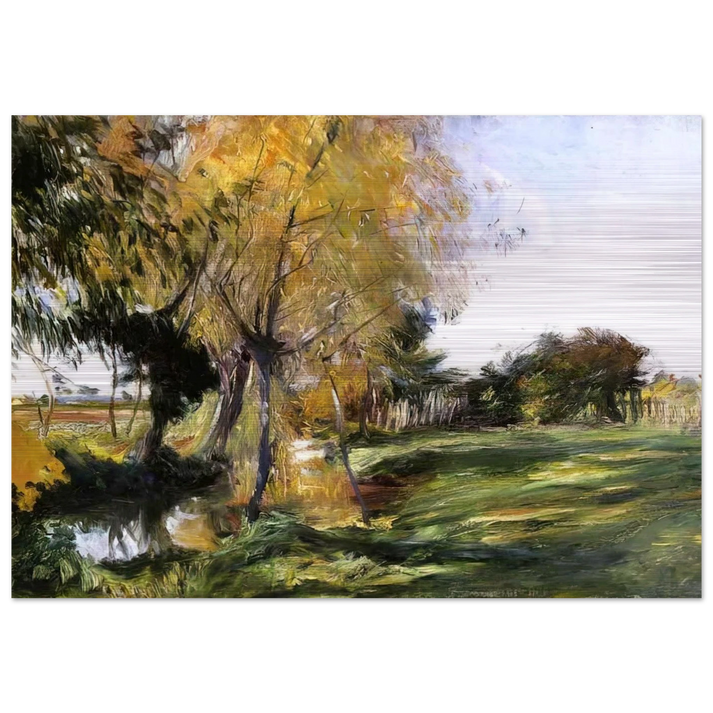 Landscape at Broadway - John Singer Sargent Brushed Aluminum Print - 70x100 cm / 28x40 inches | John Singer Sargent Aluminum Print | John Singer Sargent Prints