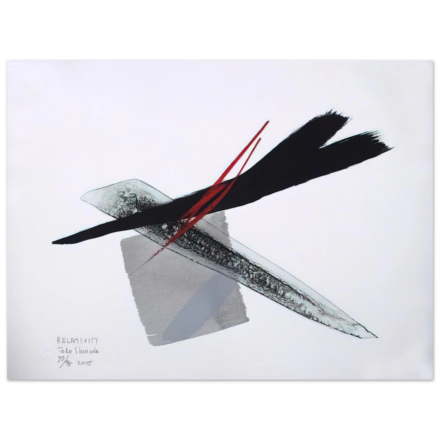Toko Shinoda - Relativity - 2005 75x100 cm / 30x40inches Fine Art Poster