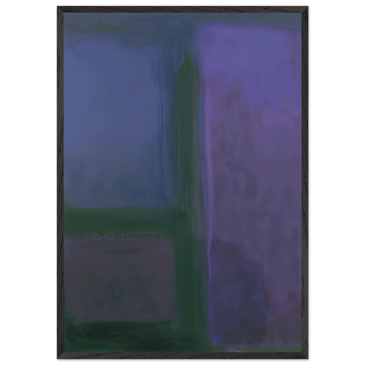 AFTERNOON 1971 - Esteban Vicente 70x100 cm / 28x40 inches Framed Art Print – Black Wooden Frame