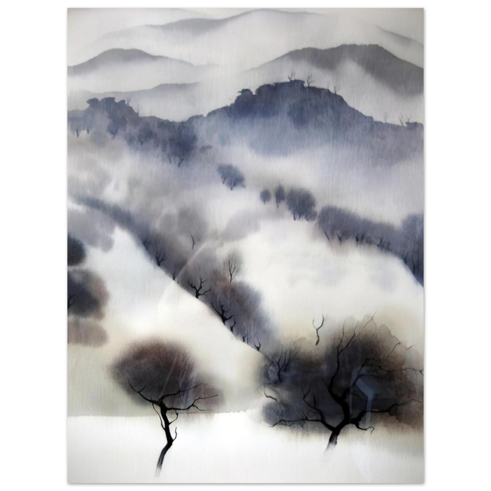 Eyvind Earle - California landscape 75x100 cm / 30x40inches Fine Art Poster