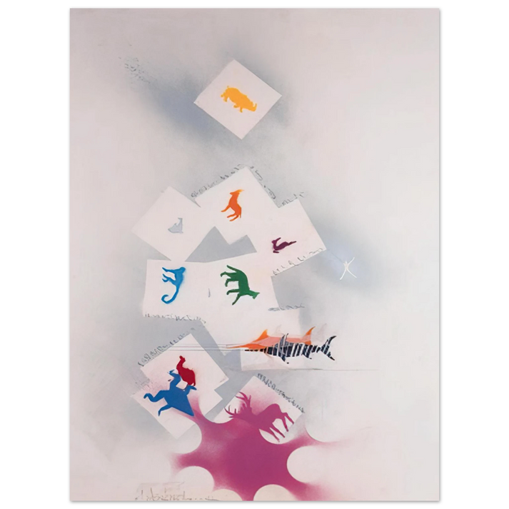 Alighiero Boetti - UNTITLED 2 75x100 cm / 30x40inches Fine Art Poster