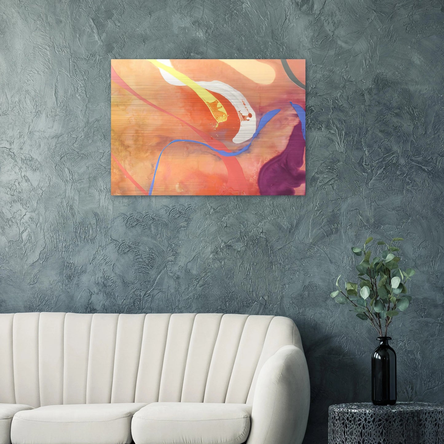 For Becky - 1969 - Ronnie Landfield Brushed Aluminum Print - 70x100 cm / 28x40 inches | Ronnie Landfield Aluminum Print | Ronnie Landfield Prints