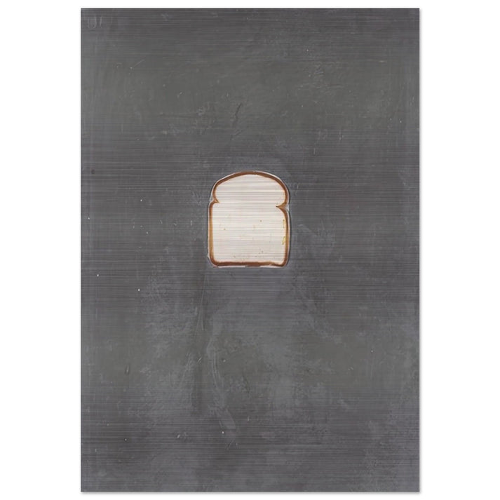 BREAD 1969 - Jasper Johns Brushed Aluminum Print - 70x100 cm / 28x40 inches | Jasper Johns Aluminum Print | Jasper Johns Prints