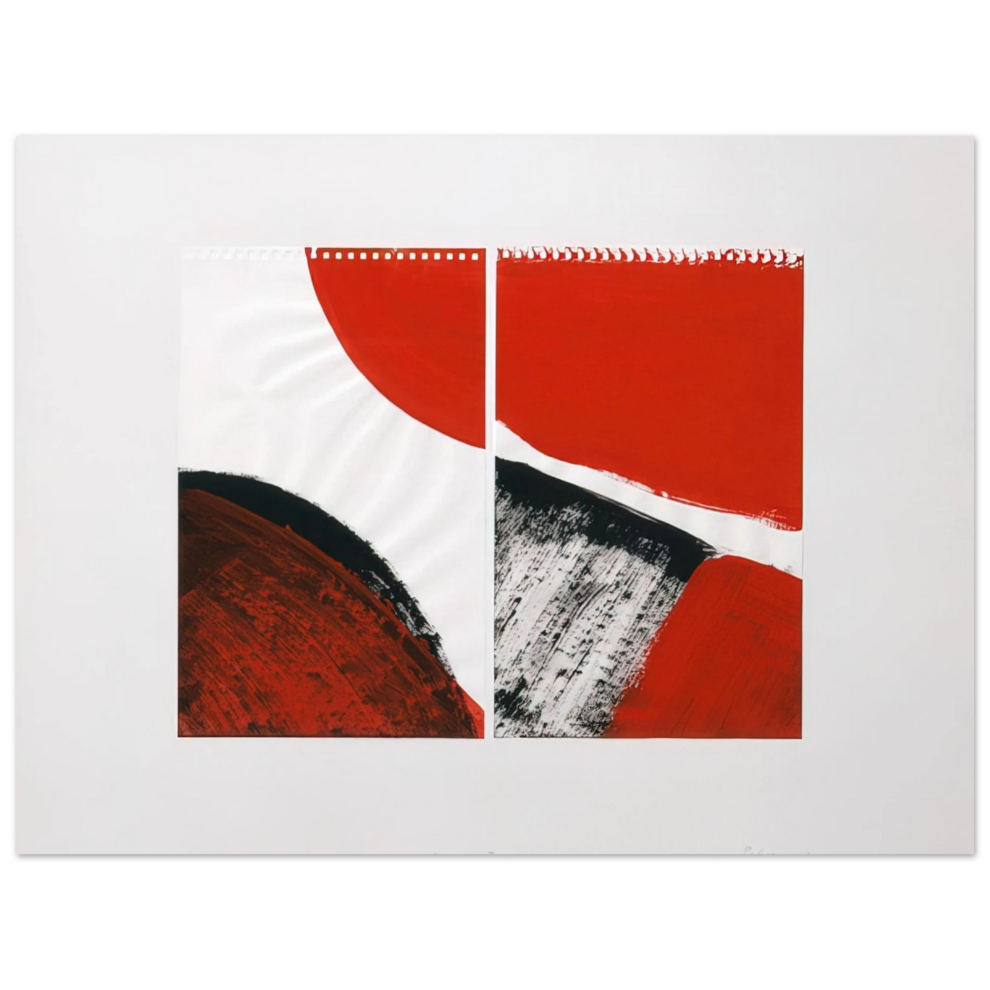 Blinky Palermo - Who knows the beginning and who knows the end II - 1976 75x100 cm / 30x40inches Fine Art Poster