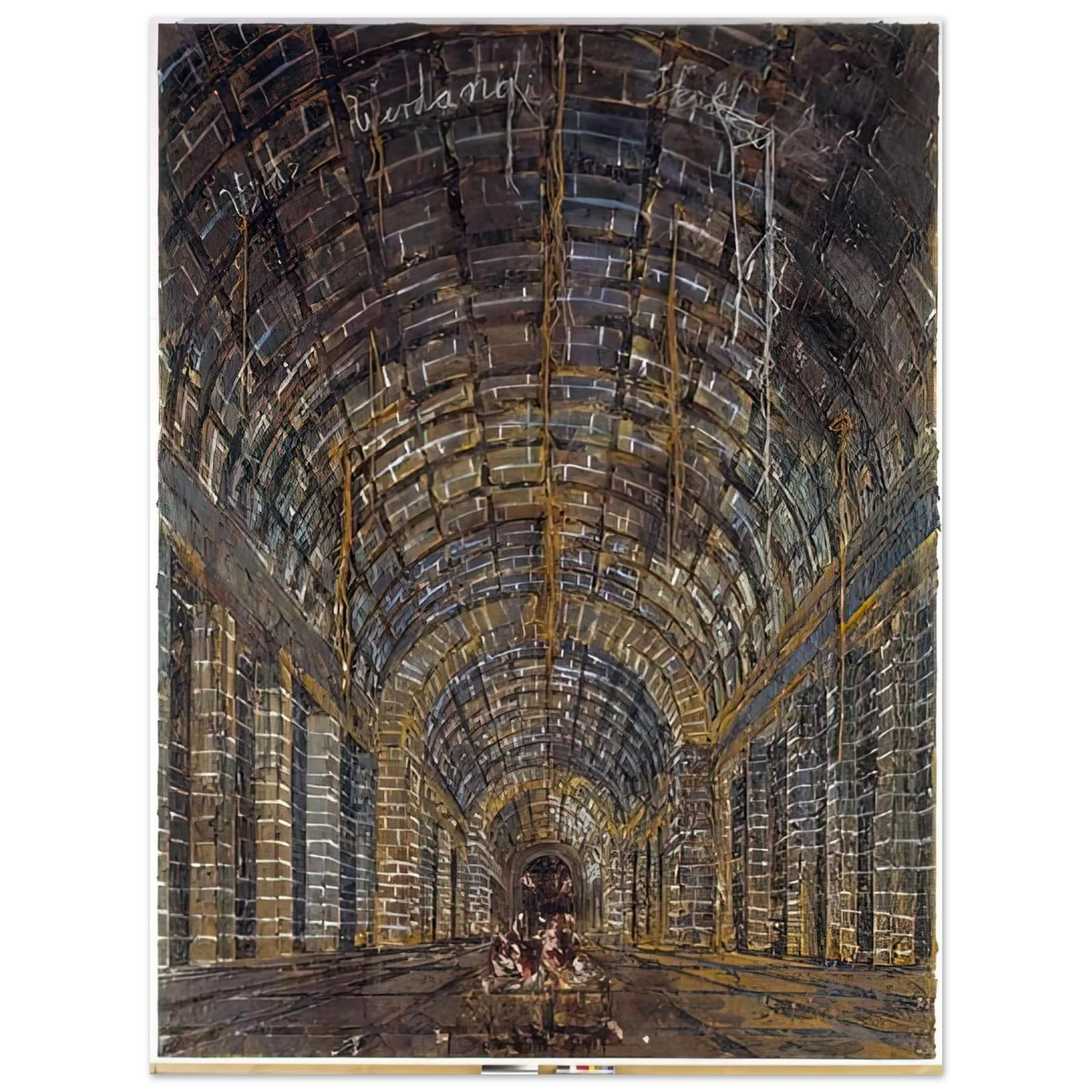 Anselm Kiefer - URD VERDANDI SKULD THE NORNS 1983 75x100 cm / 30x40inches Fine Art Poster