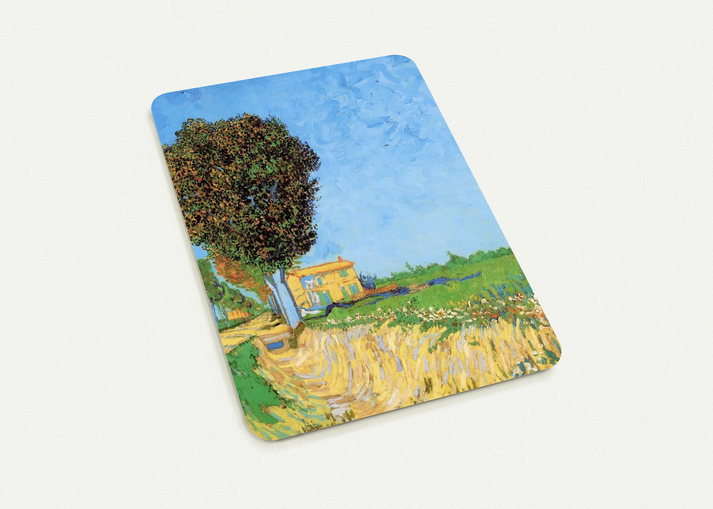 A Lane near Arles By Vincent van Gogh Pack of 10 Post Cards | Vincent van Gogh Post Cards | A6 (10.5 x 14.8 cm) - 4.1 x 5.8 inches