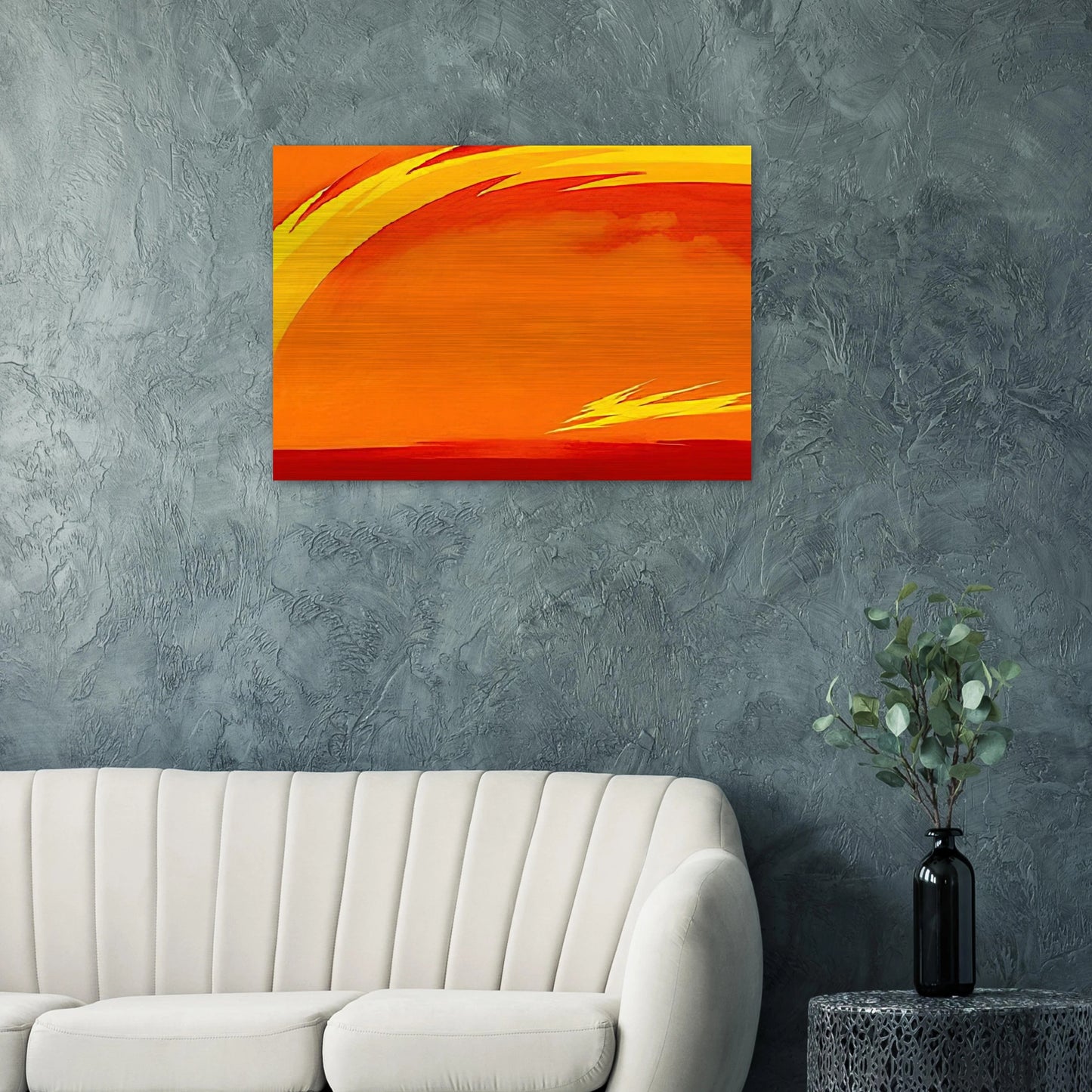 From the Plains II - Georgia O'Keeffe Brushed Aluminum Print - 70x100 cm / 28x40 inches | Georgia O'Keeffe Aluminum Print | Georgia O'Keeffe Prints