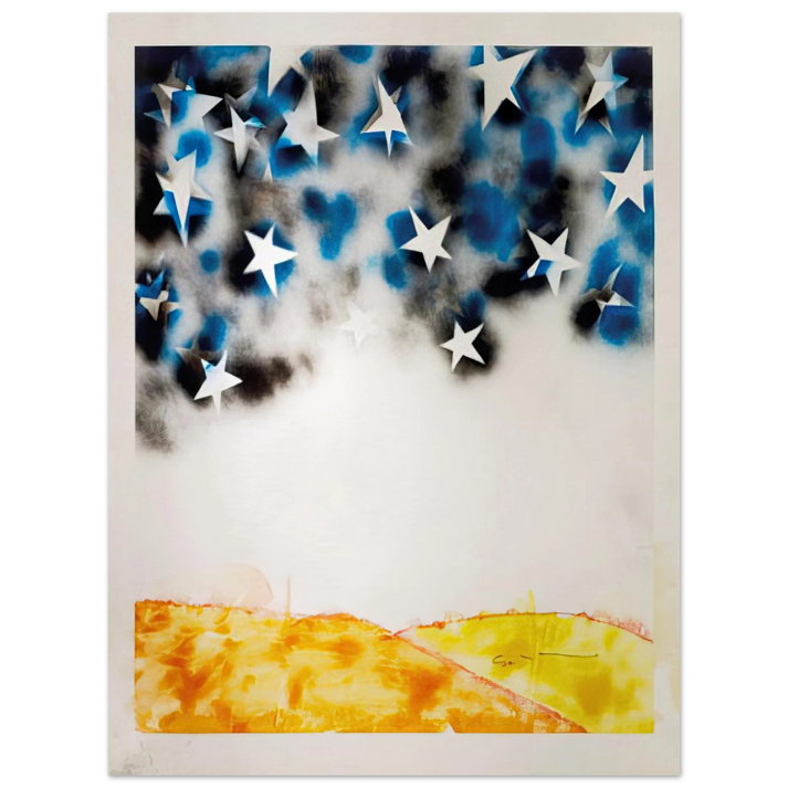 Mario Schifano - Le Stelle - Pop Art 75x100 cm / 30x40inches Fine Art Poster