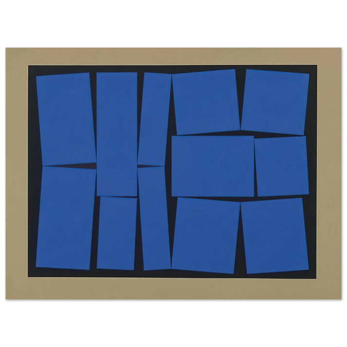 Helio Oiticica - Metaesquema 19 - 1958 75x100 cm / 30x40inches Fine Art Poster