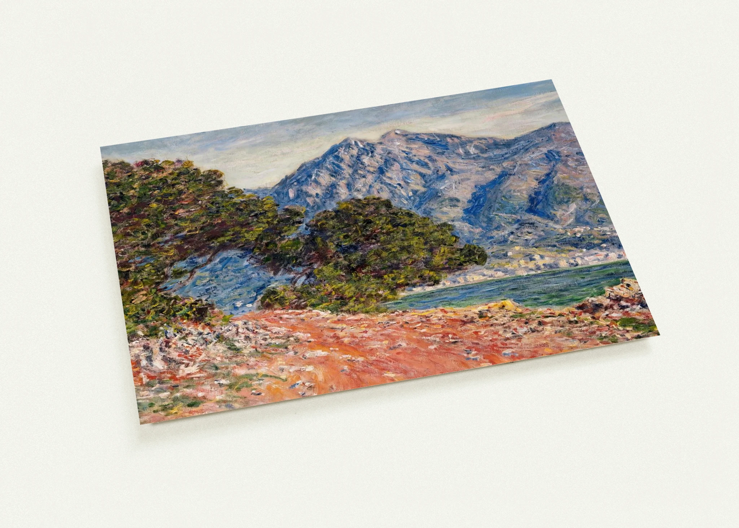Cap Martin 2 By claude monet Pack of 10 Post Cards | claude monet Post Cards | A6 (10.5 x 14.8 cm) - 4.1 x 5.8 inches