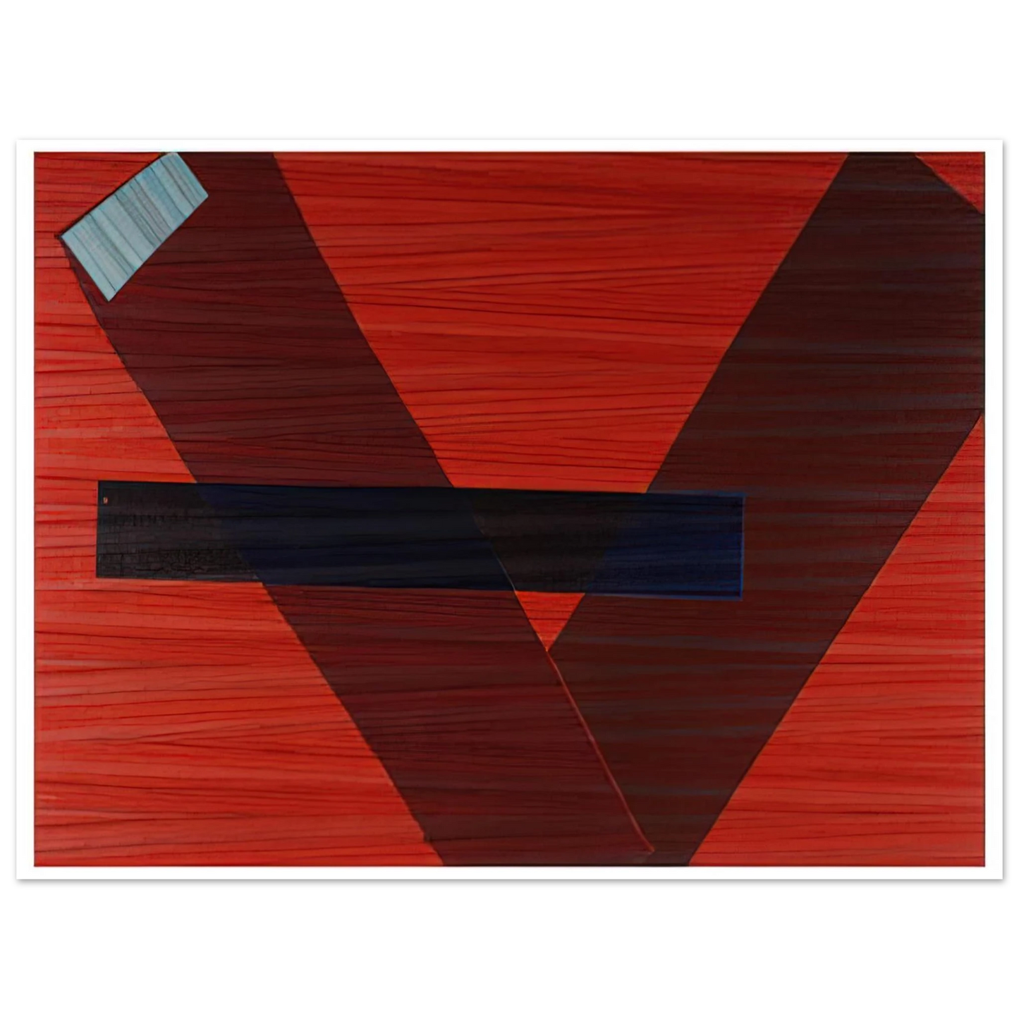 Sam Gilliam - Blue Line 75x100 cm / 30x40inches Fine Art Poster