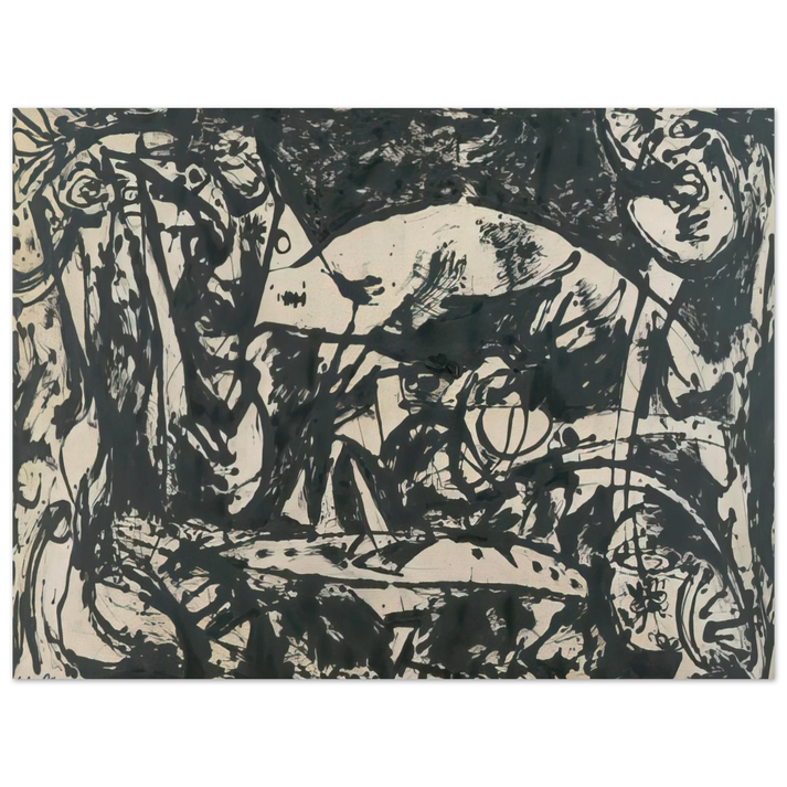 Jackson Pollock - NUMBER 14 75x100 cm / 30x40inches Fine Art Poster