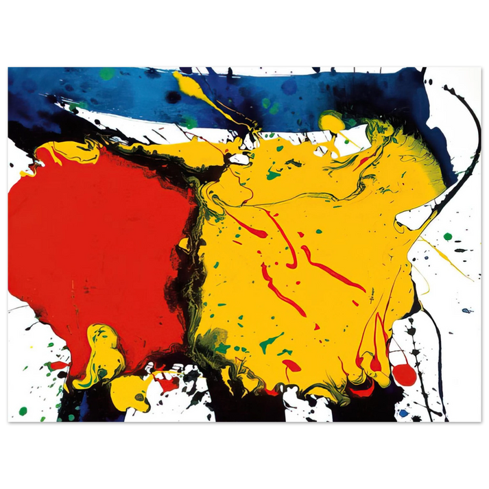 Sam Francis - Untitled SFP94-109 SFF 1757 75x100 cm / 30x40inches Fine Art Poster