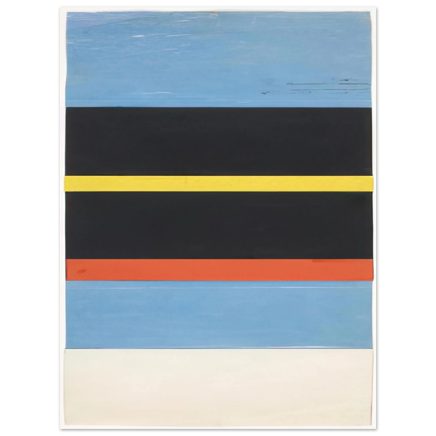 Ellsworth Kelly - Boats in Sanary Harbor 75x100 cm / 30x40inches Fine Art Poster