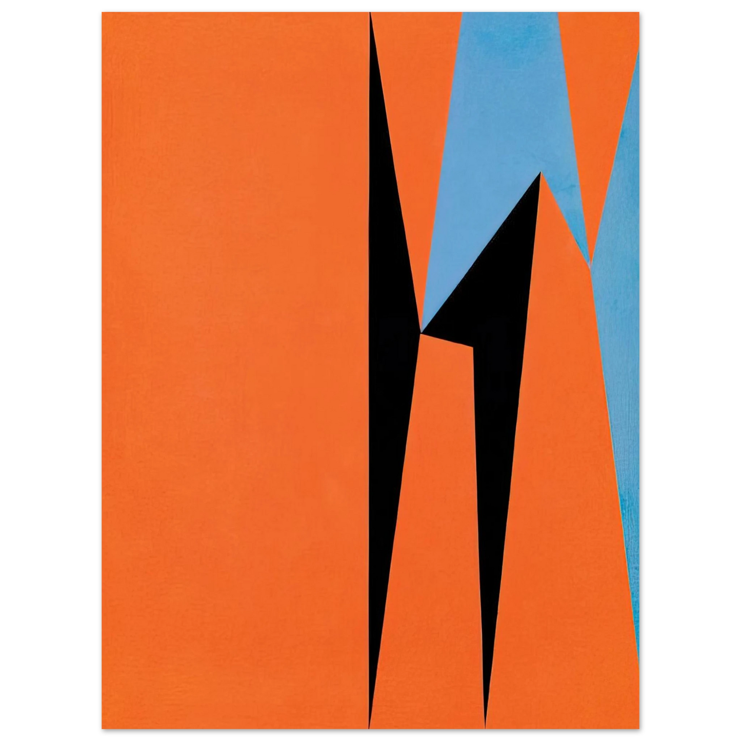 Lorser Feitelson - Dichotomic Organization - 1959 75x100 cm / 30x40inches Fine Art Poster