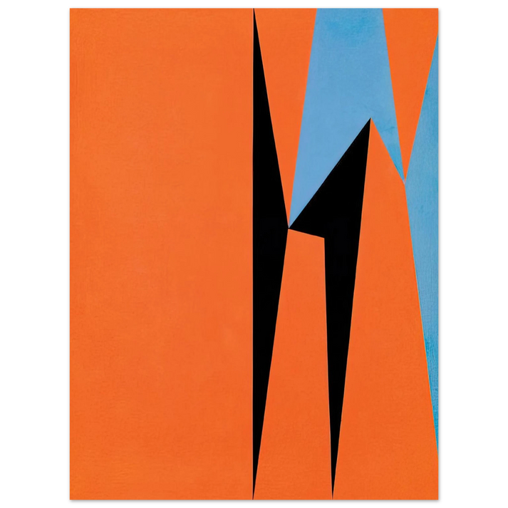 Lorser Feitelson - Dichotomic Organization - 1959 75x100 cm / 30x40inches Fine Art Poster