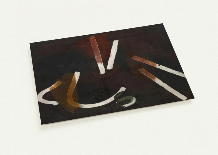 Composition Brun - 1933 By John Ferren Pack of 10 Post Cards | John Ferren Post Cards | A6 (10.5 x 14.8 cm) - 4.1 x 5.8 inches