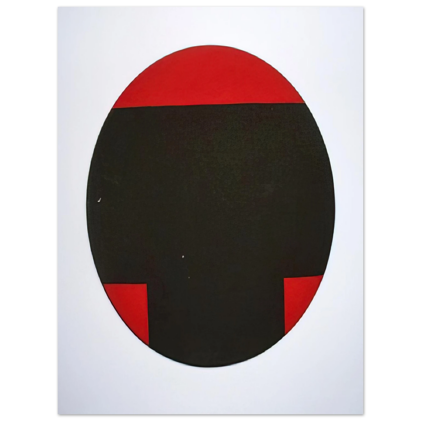 Leon Polk Smith - Big T - Hard Edge Painting 75x100 cm / 30x40inches Fine Art Poster