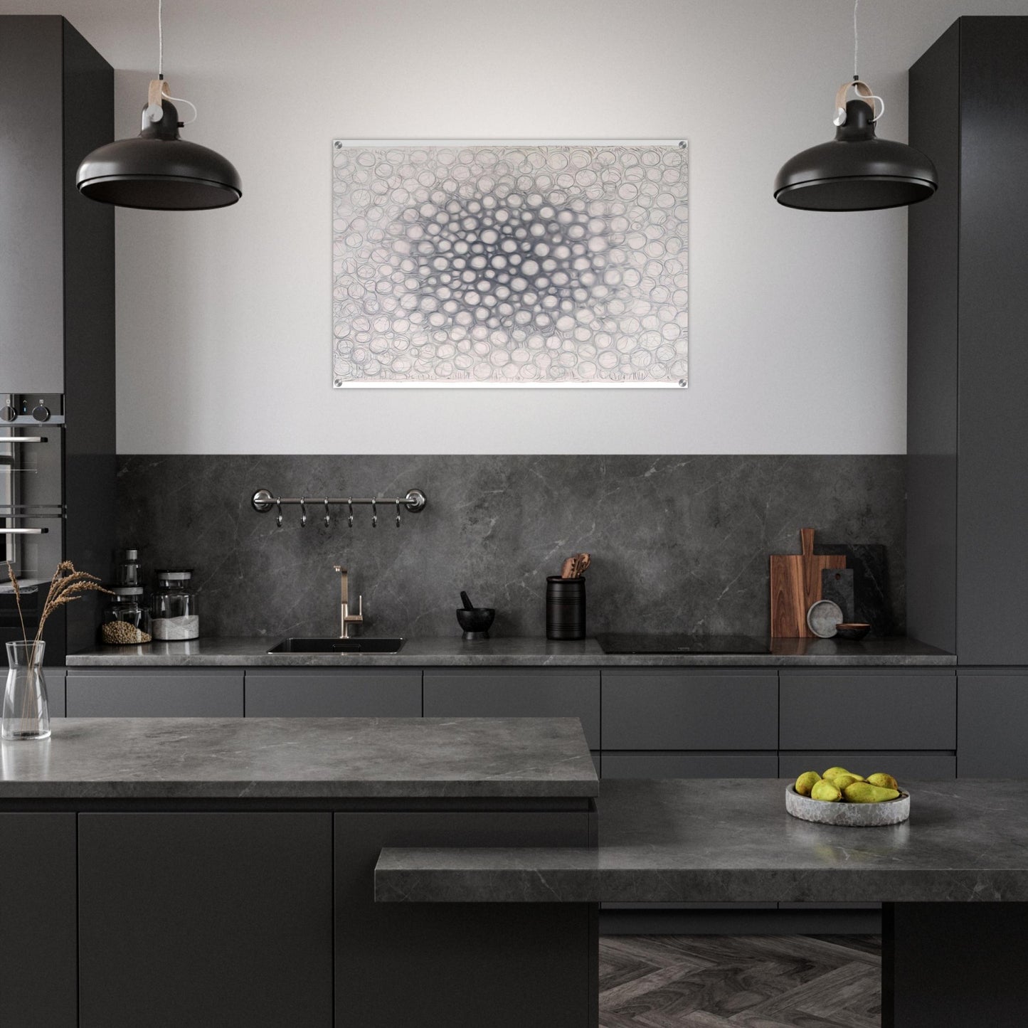 Light Gathers to the Question of No - Richard Pousette-Dart Acrylic Print - 70x100 cm / 28x40″ inches