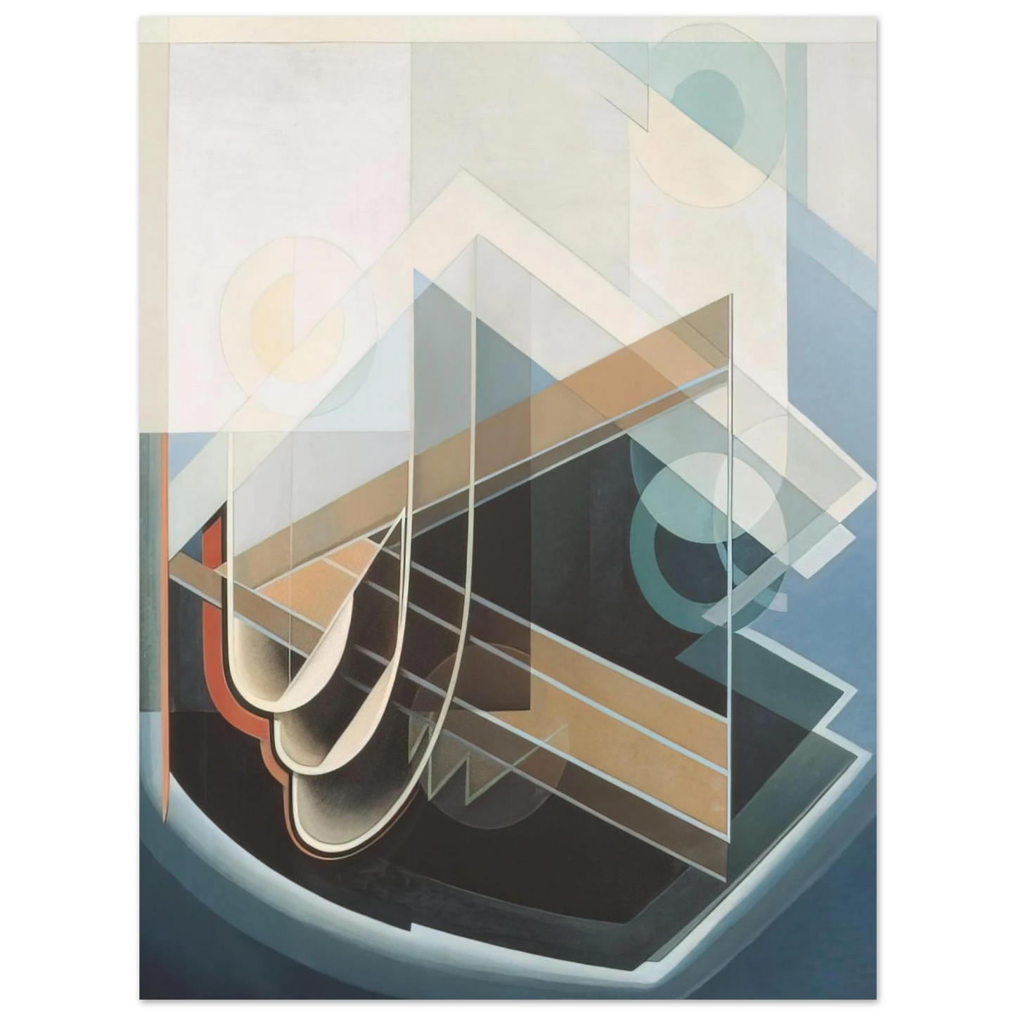 Lawren Harris - Abstract No. 7 - 1939 75x100 cm / 30x40inches Fine Art Poster