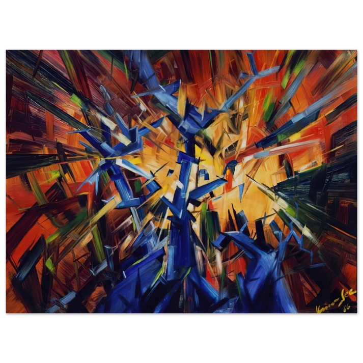 Konrad Zuse - Untitled - 1966 75x100 cm / 30x40inches Fine Art Poster