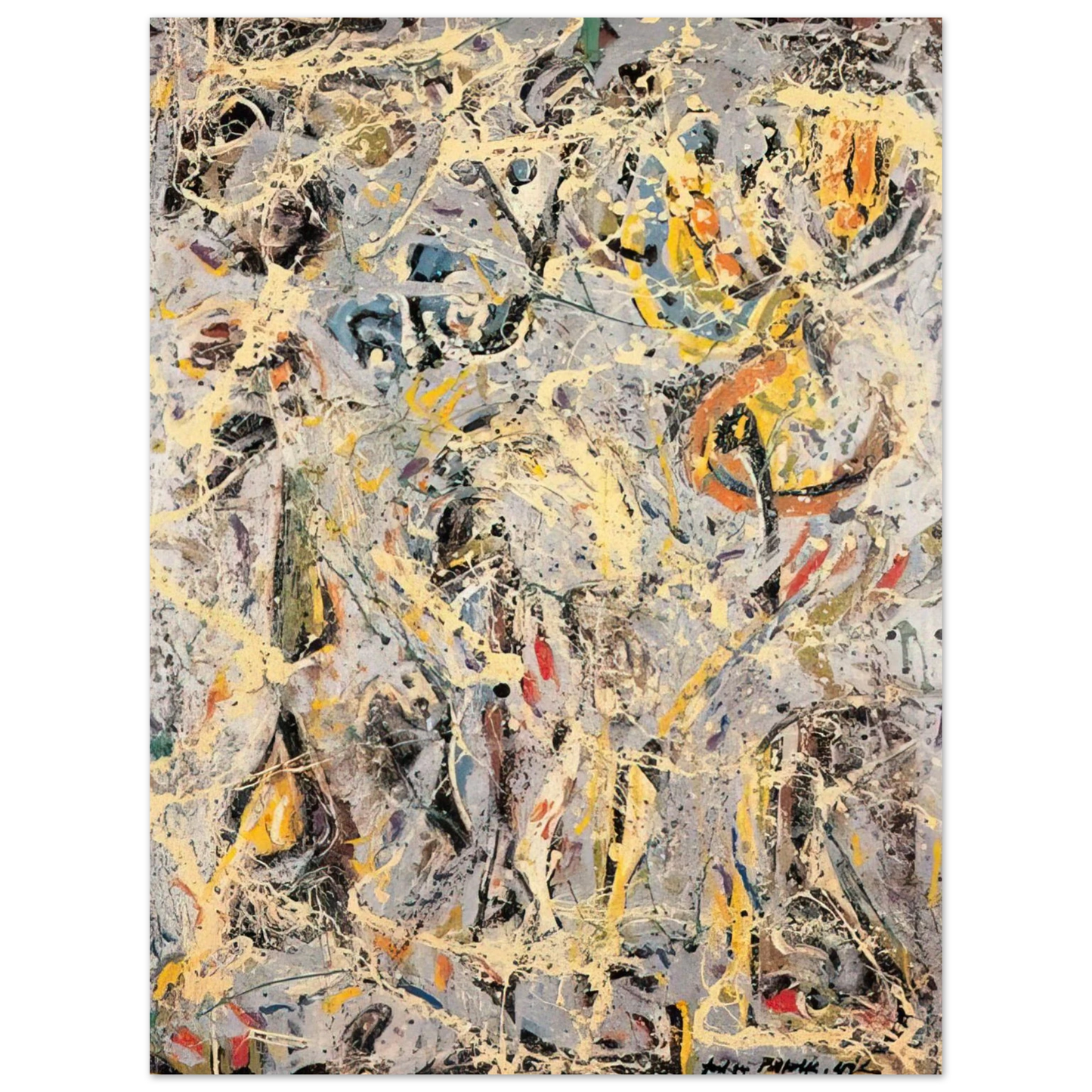 Jackson Pollock - GALAXY 1947 75x100 cm / 30x40inches Fine Art Poster