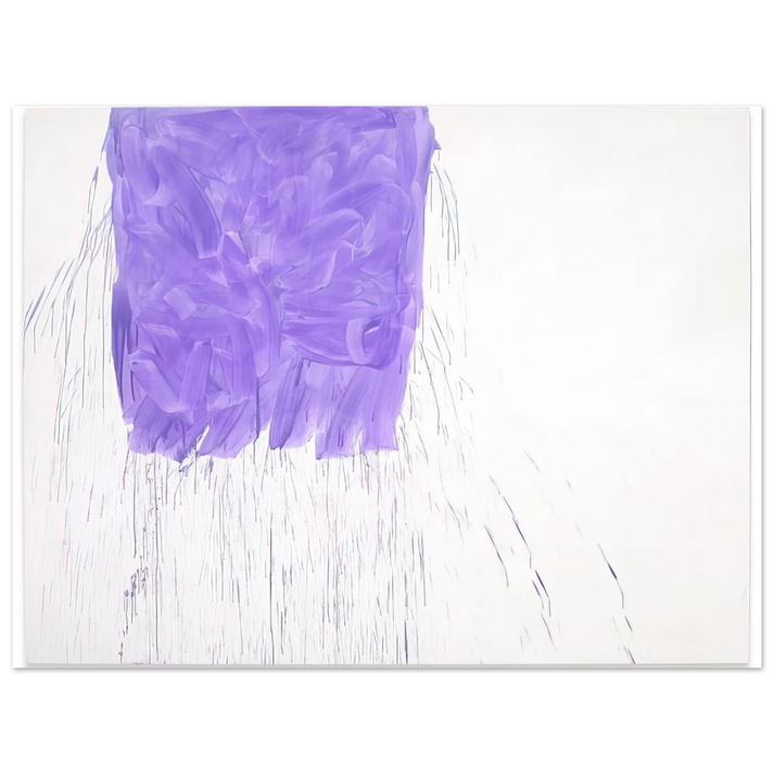 Michel Majerus - Violet - 1997 75x100 cm / 30x40inches Fine Art Poster