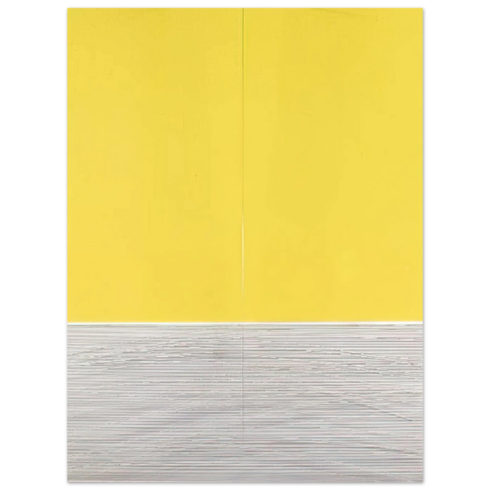 Jesus Rafael Soto - LE GRAN JAUNE 75x100 cm / 30x40inches Fine Art Poster