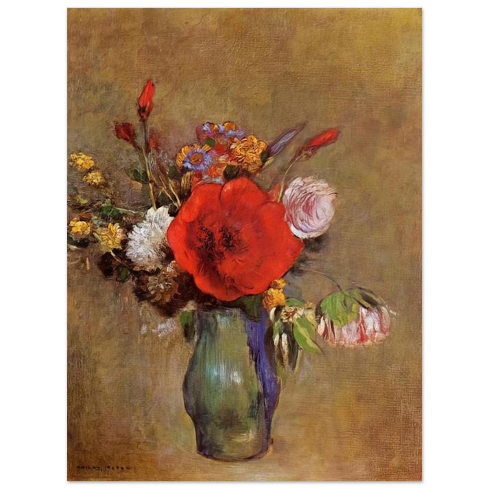 Odilon Redon - VASE OF FLOWERS 11 75x100 cm / 30x40inches Fine Art Poster