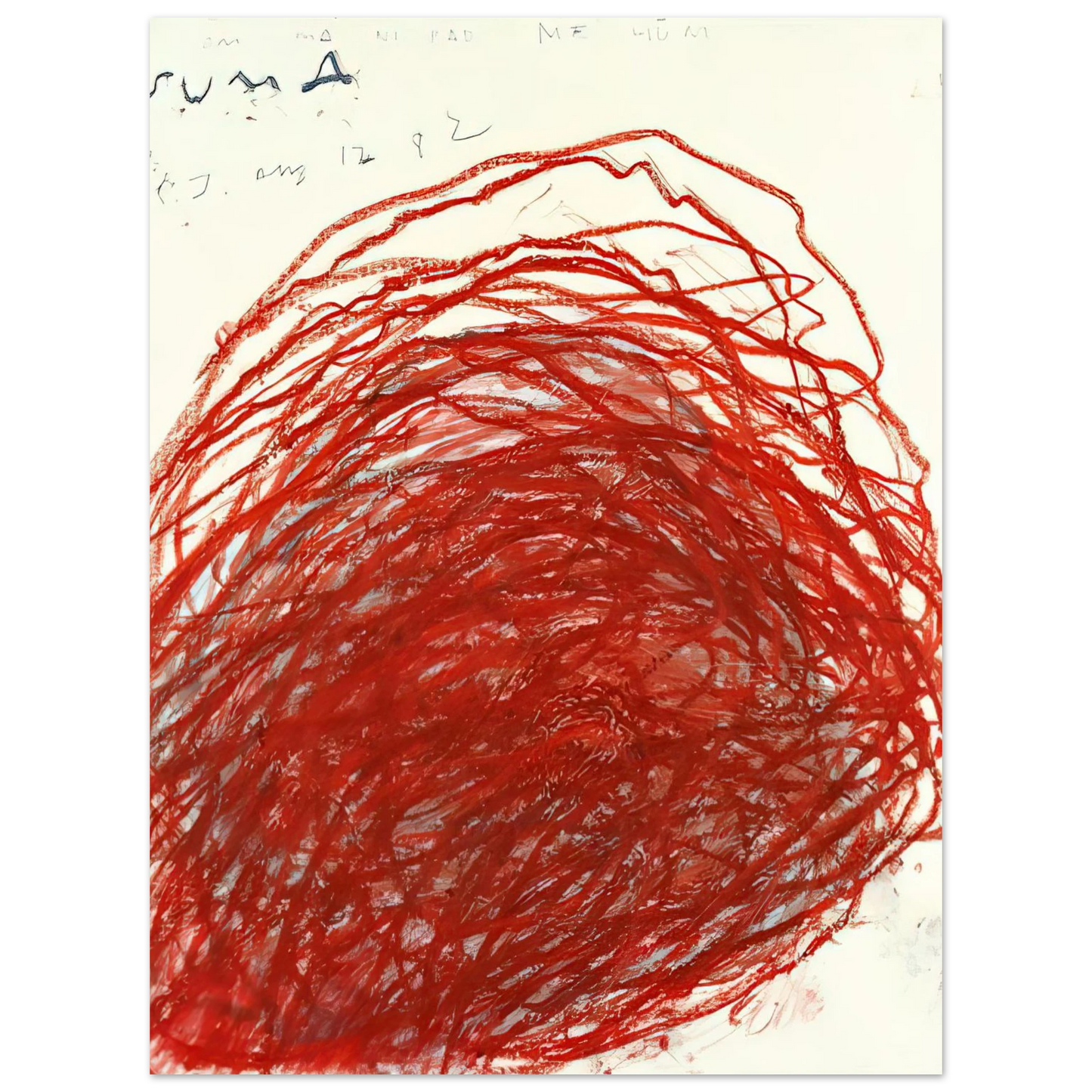 Cy Twombly - Suma 75x100 cm / 30x40inches Fine Art Poster