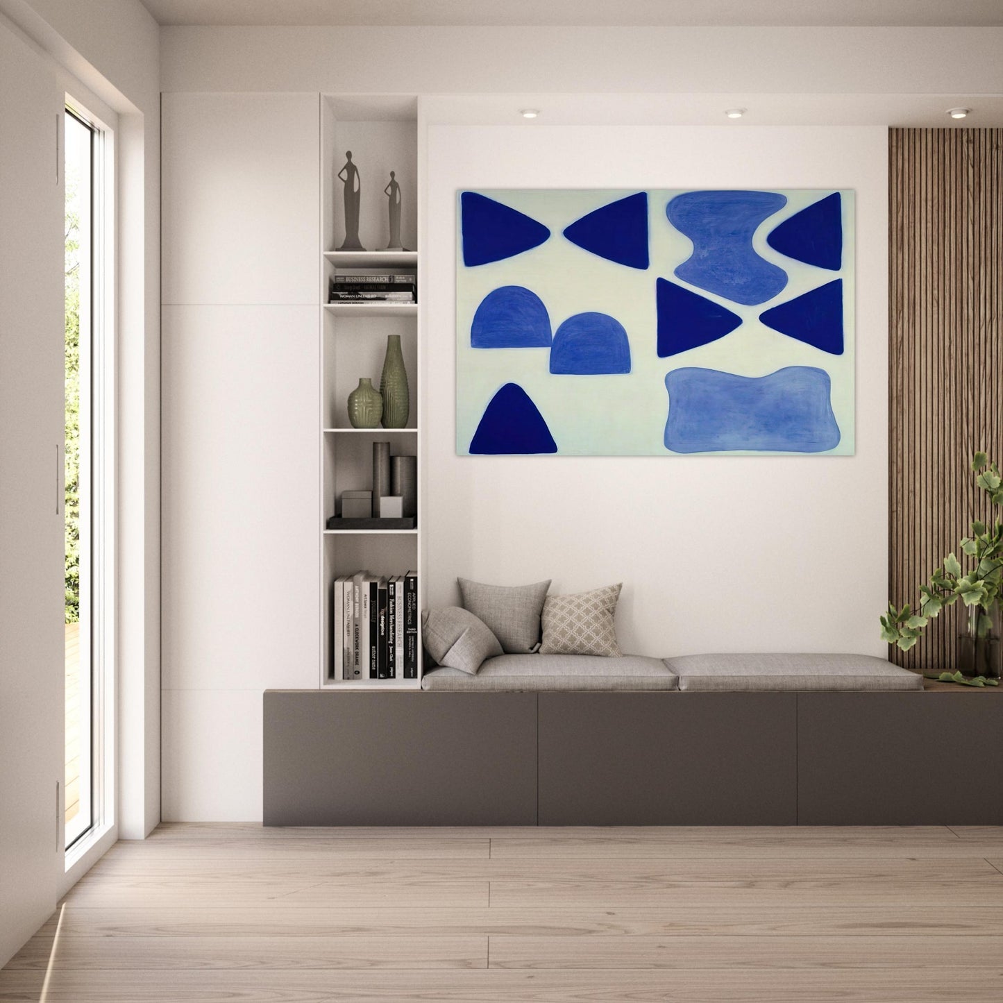 Berlin Blues 4 - 1965 - William Scott Art Prints - 100x150 cm / 40x60″ inches | William Scott Poster | William Scott Prints