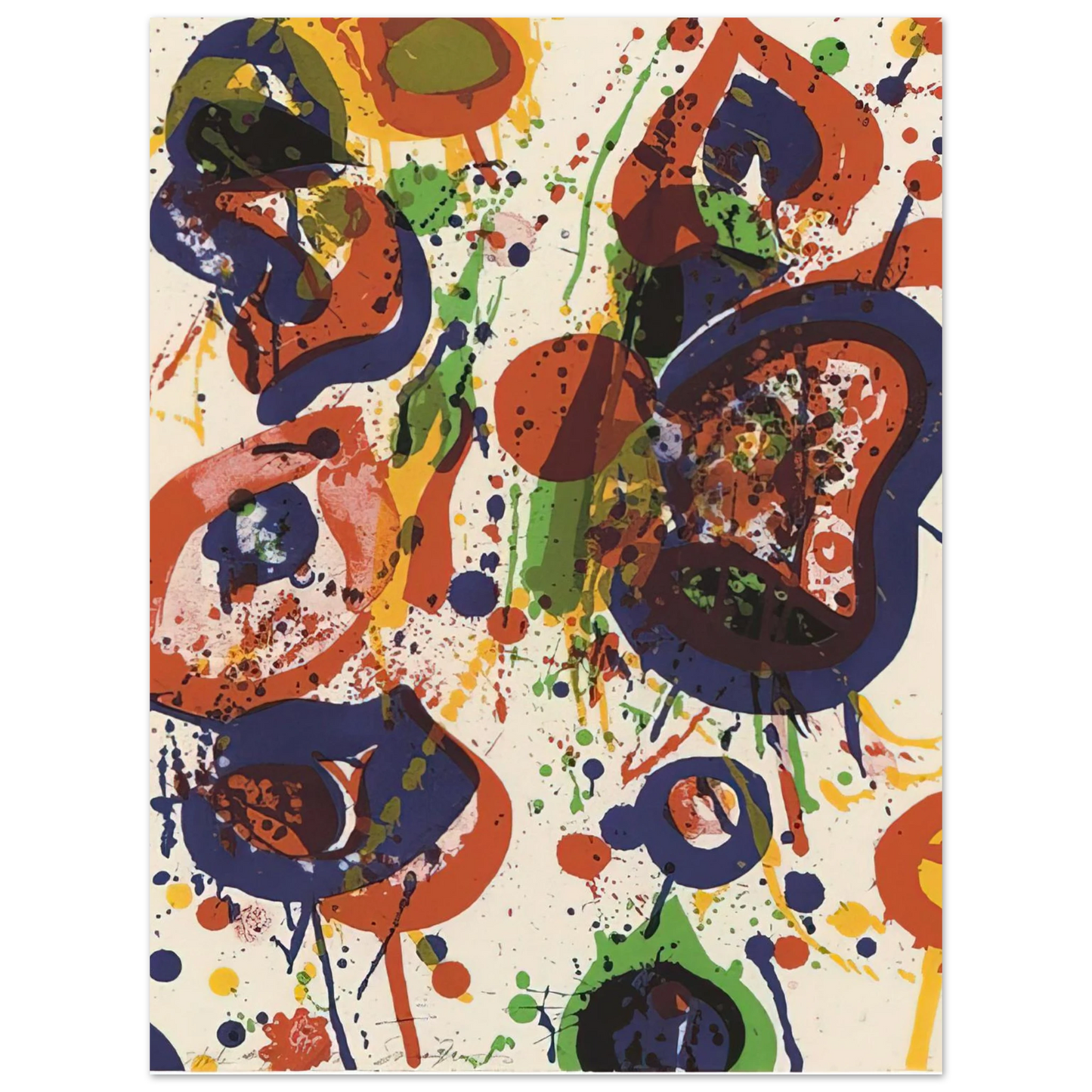 Sam Francis - Untitled from Pasadena Box Lembark L59 75x100 cm / 30x40inches Fine Art Poster