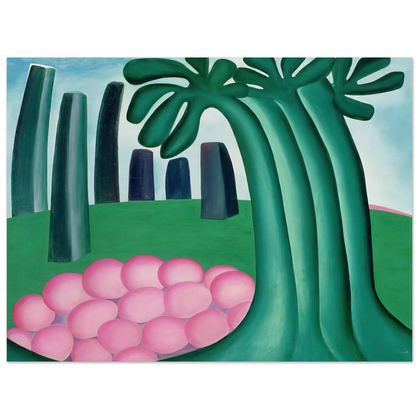 Tarsila do Amaral - Forest 75x100 cm / 30x40inches Fine Art Poster