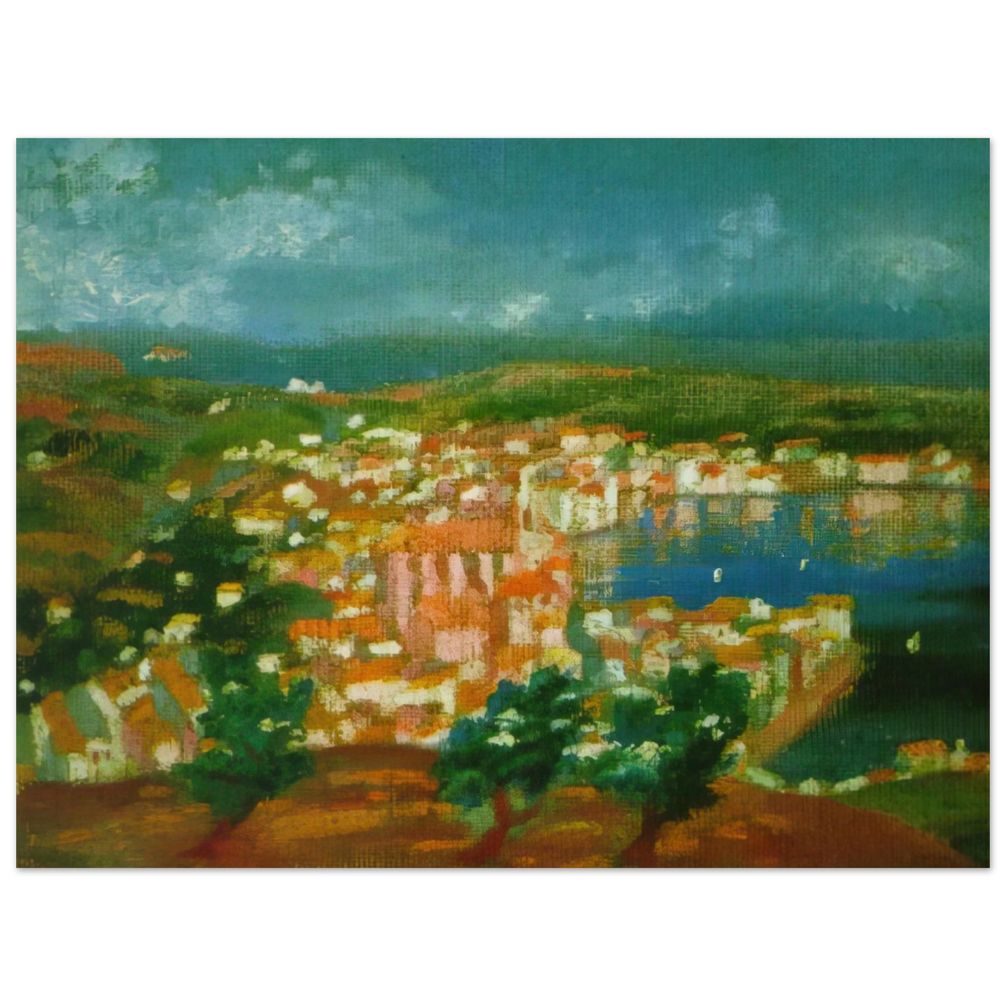 Salvador Dali - LANDSCAPE NEAR CADAQUES 1921 1 75x100 cm / 30x40inches Fine Art Poster