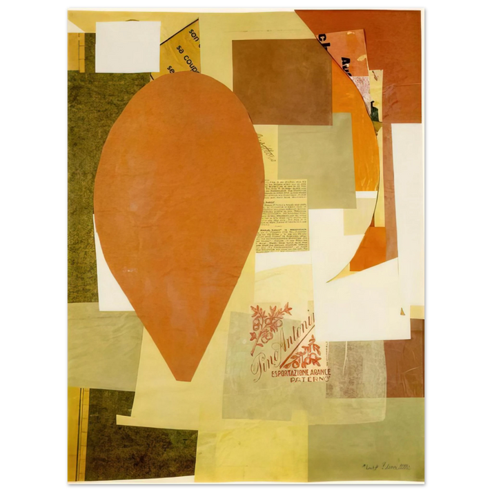 Kurt Schwitters - PINO ANTONI 1934 75x100 cm / 30x40inches Fine Art Poster