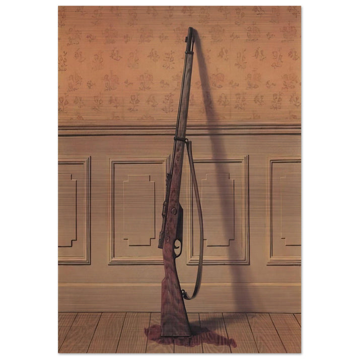 THE SURVIVOR 1950 - Rene Magritte Brushed Aluminum Print - 70x100 cm / 28x40 inches | Rene Magritte Aluminum Print | Rene Magritte Prints
