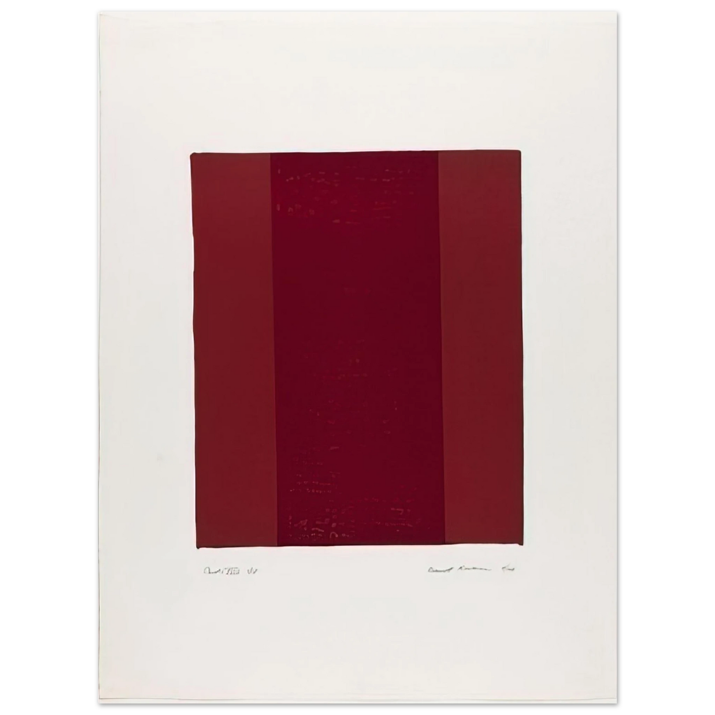 Barnett Newman - Canto XVIII 75x100 cm / 30x40inches Fine Art Poster