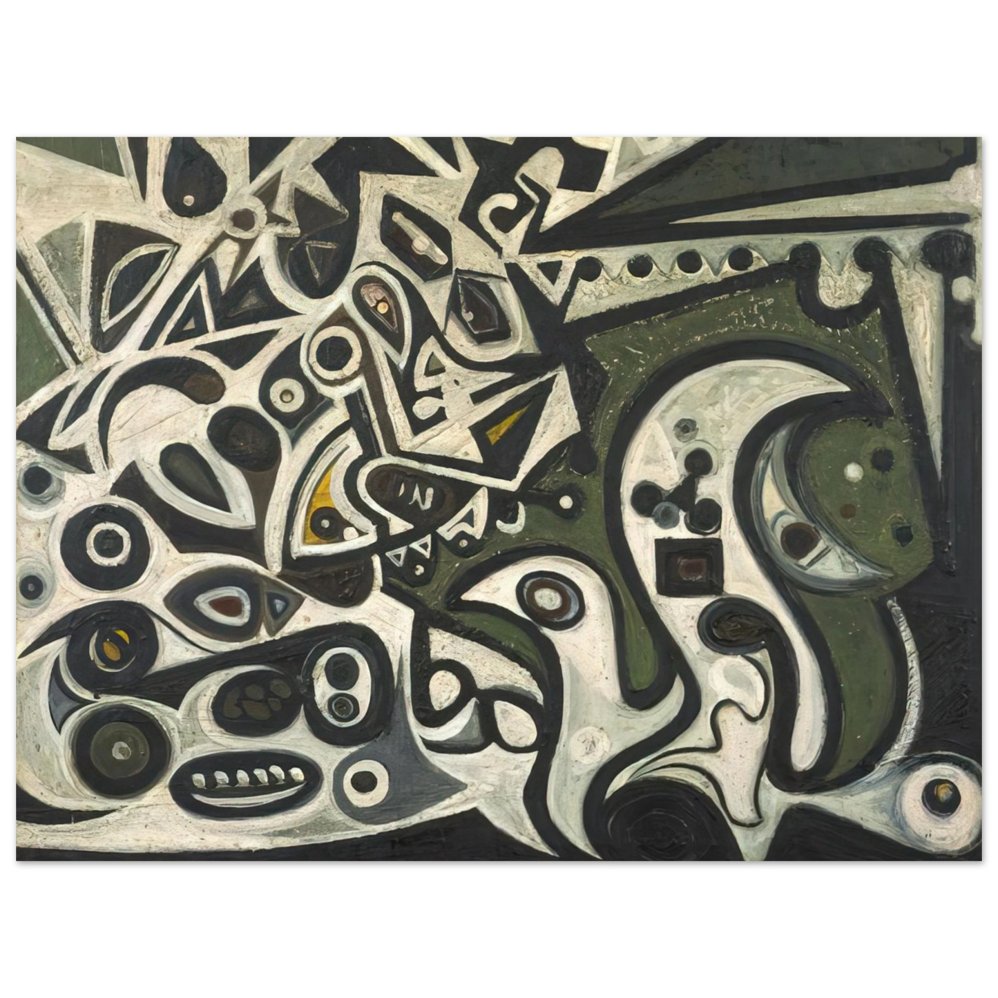 Richard Pousette-Dart - River Metamorphosis - 1939 75x100 cm / 30x40inches Fine Art Poster