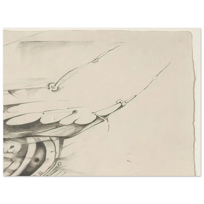 Lee Bontecou - UNTITLED 1998 1 75x100 cm / 30x40inches Fine Art Poster