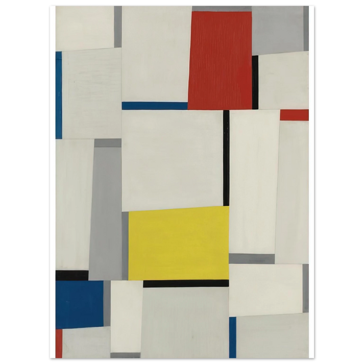 Fritz Glarner - Relational Painting #65 - 1953 75x100 cm / 30x40inches Fine Art Poster