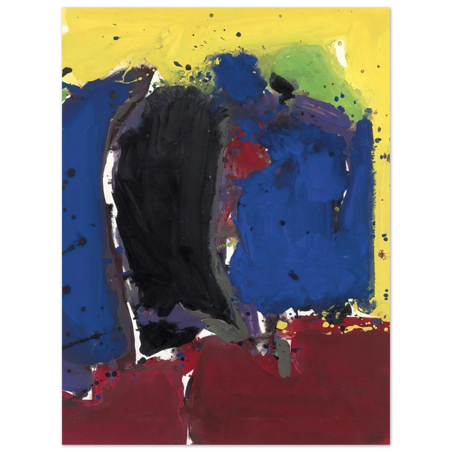 Sam Francis - Composition 75x100 cm / 30x40inches Fine Art Poster
