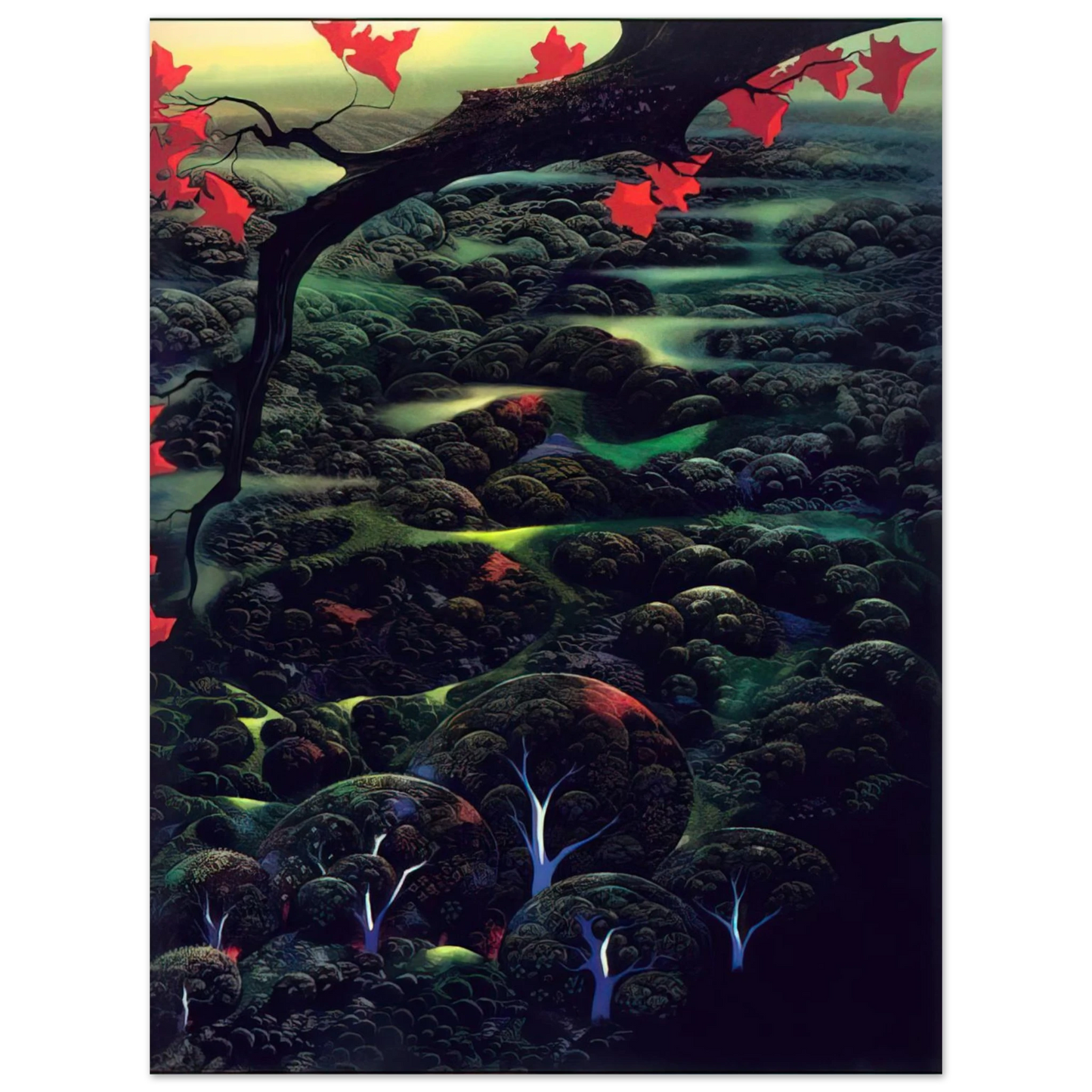 Eyvind Earle - California Memories 75x100 cm / 30x40inches Fine Art Poster